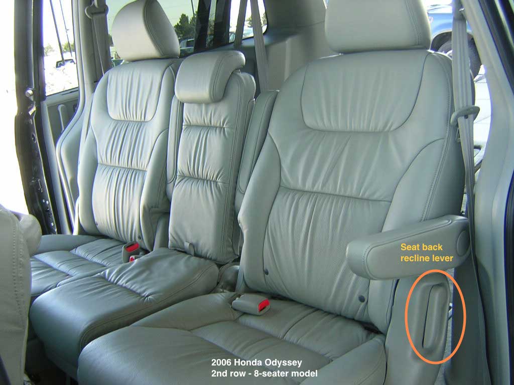 The Car Seat LadyHonda Odyssey 20062010 8seater model The Car Seat Lady